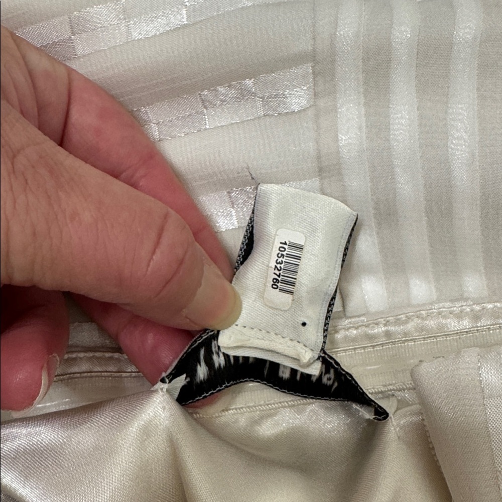 White House Black Market Strapless Cream Dress - Picture 7 of 8